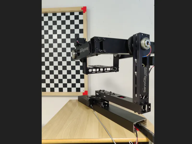Screenshot of 3-Axis Gimbal Control Interface