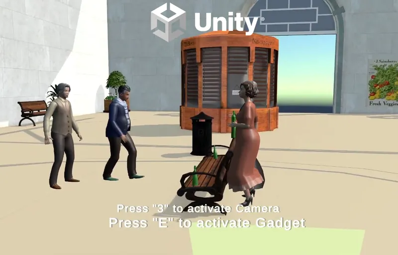 Screenshot of Game Design Prototype: Temporal Transit Tales